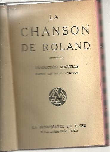 LA CHANSON DE ROLAND.