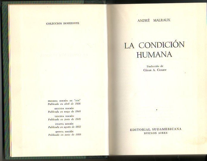 LA CONDICION HUMANA.