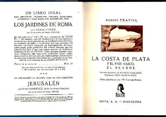 LA COSTA DE PLATA Y EL PAIS VASCO. EL BEARNE.