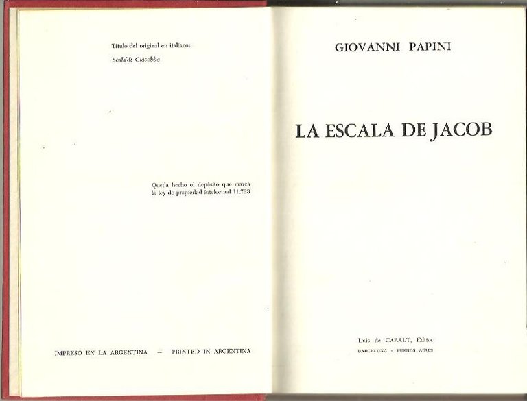 LA ESCALERA DE JACOB.