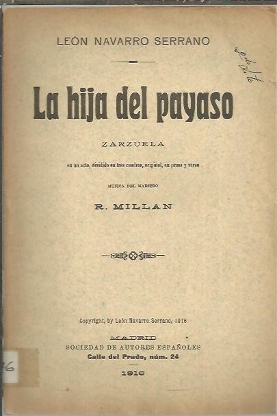 LA HIJA DEL PAYASO.