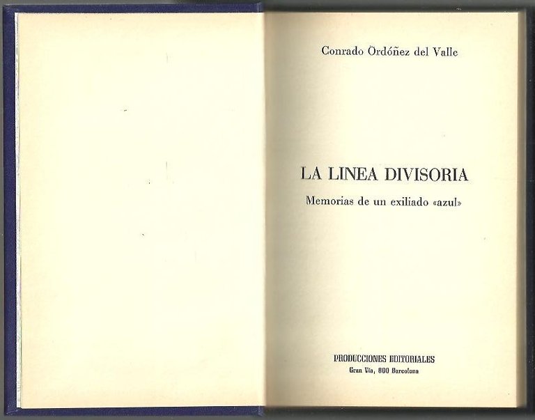 LA LINEA DIVISORIA.