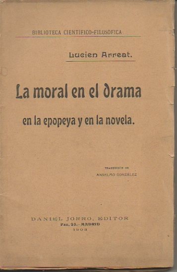 LA MORAL EN EL DRAMA, EN LA EPOPEYA Y EN …