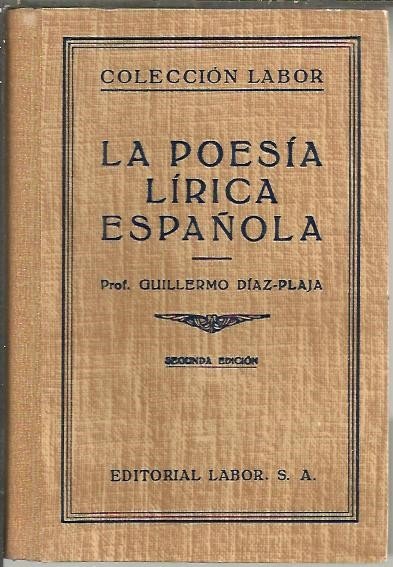 LA POESIA LIRICA ESPAÑOLA.