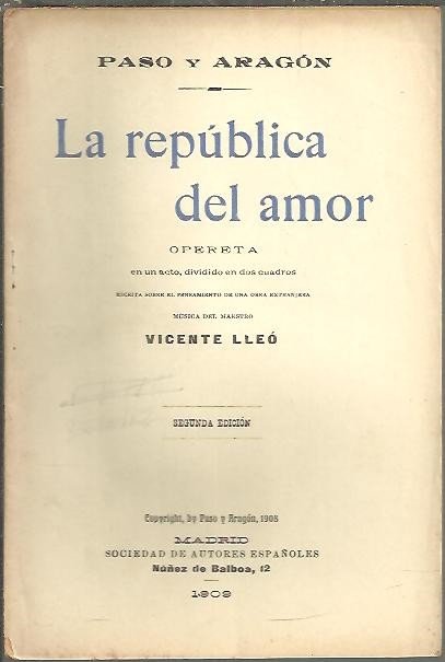 LA REPUBLICA DEL AMOR.