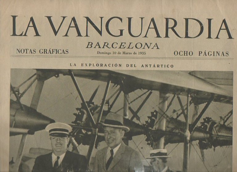 LA VANGUARDIA. BARCELONA. NOTAS GRAFICAS. DOMINGO 10 DE MARZO DE …