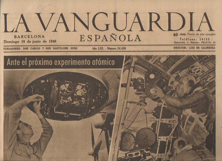 LA VANGUARDIA ESPAÑOLA. AÑO LXII. NUMERO 24.890. DOMINGO 16 DE …
