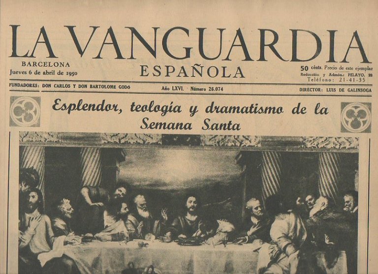 LA VANGUARDIA ESPAÑOLA. AÑO LXVI. NUMERO 26.074. JUEVES 6 DE …