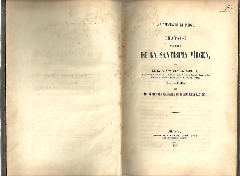 LAS DELICIAS DE LA PIEDAD. TRATADO SOBRE EL CULTO DE …