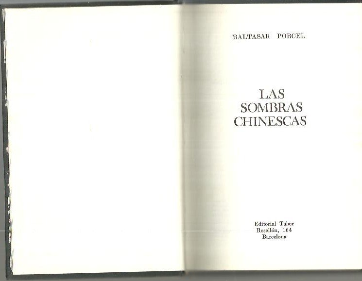 LAS SOMBRAS CHINESCAS.