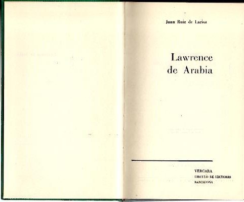 LAWRENCE DE ARABIA.