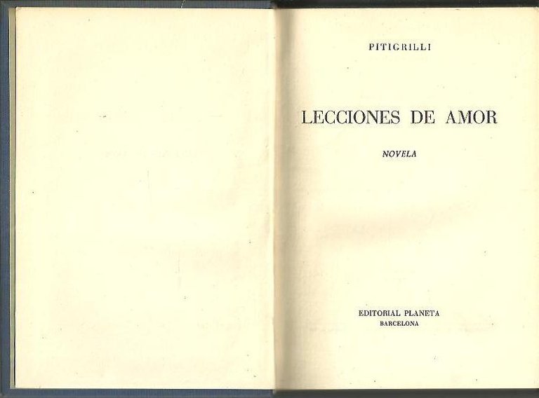 LECCIONES DE AMOR.