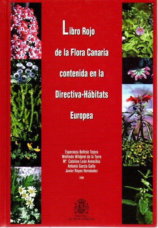 LIBRO ROJO DE LAS ESPECIES DE LA FLORA CANARIA INCLUIDAS …