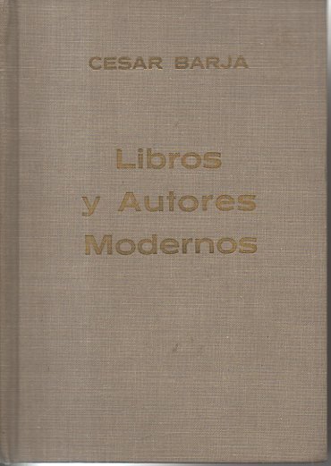 LIBROS Y AUTORES MODERNOS. SIGLOS XVIII Y XIX.