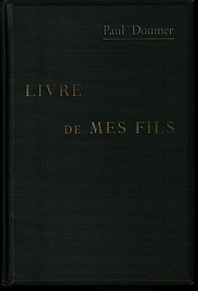 LIVRE DE MES FILS.