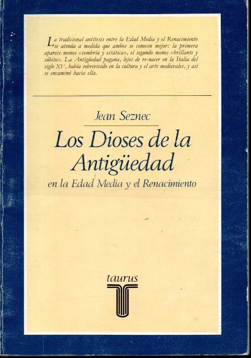 LOS DIOSES DE LA ANTIGÜEDAD EN LA EDAD MEDIA Y …