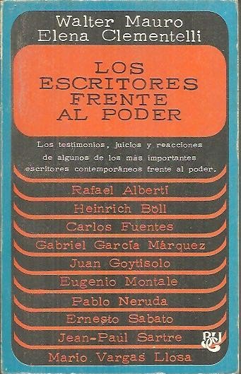 LOS ESCRITORES FRENTE AL PODER.