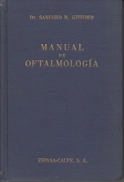 MANUAL DE OFTALMOLOGIA.