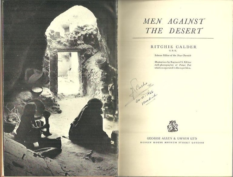 MEN AGAINST THE DESERT.