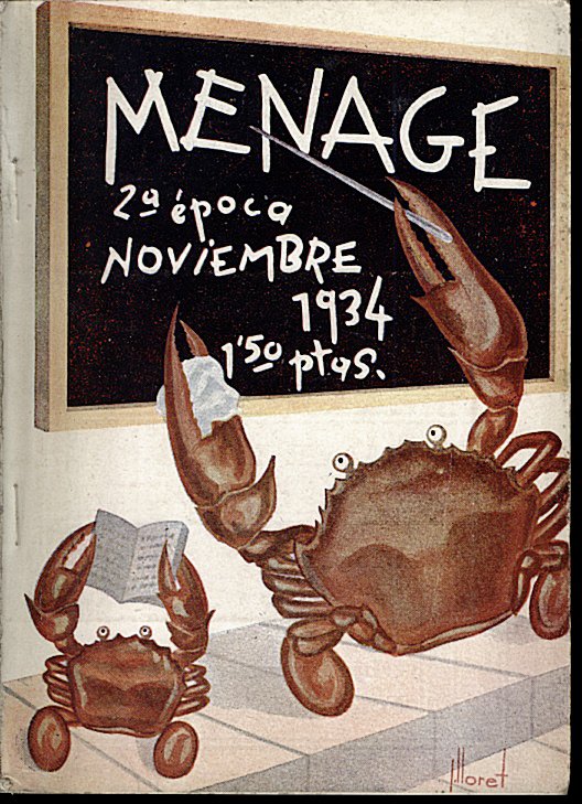 MENAGE. REVISTA MENSUAL PARA LA MUJER Y EL HOGAR. N. …