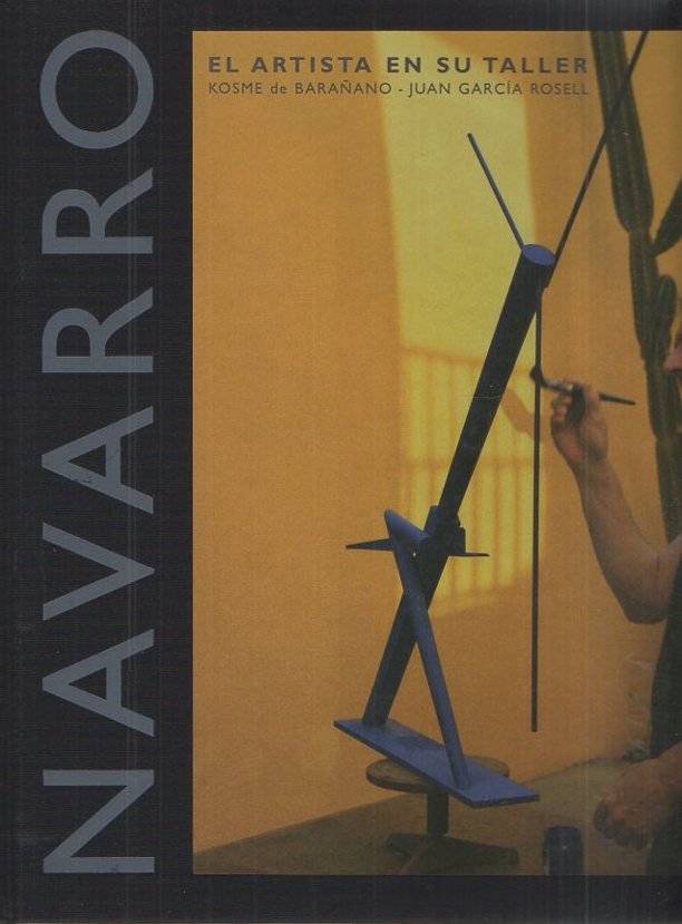 MIKEL NAVARRO. EL ARTISTA EN SU TALLER.