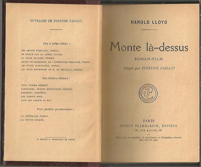 MONTE LA-DESSUS. ROMAN FILM.