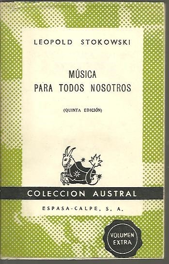 MUSICA PARA TODOS NOSOTROS.