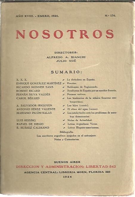 NOSOTROS. AÑO XVIII. NUM. 176.