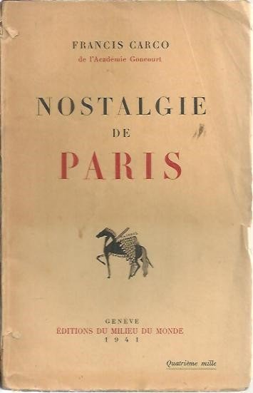 NOSTALGIE DE PARIS.