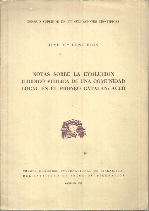 NOTAS SOBRE LA EVOLUCION JURIDICO PUBLICA DE UNA COMUNIDAD LOCAL …