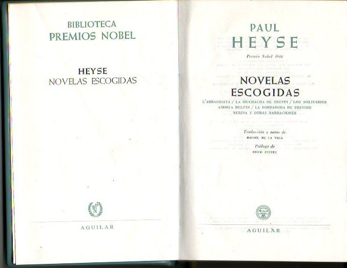 NOVELAS ESCOGIDAS. L'ARRABBIATA. LA MUHACHA DE TREPPI. LOS SOLITARIOS. ANDREA …