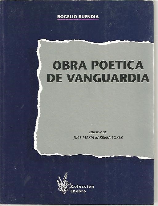OBRA POETICA DE VANGUARDIA.