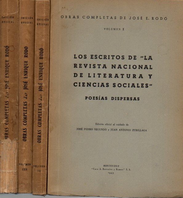 OBRAS COMPLETAS. I. LOS ESCRITOS DE LA REVISTA NACIONAL DE …