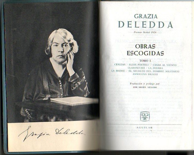 OBRAS ESCOGIDAS. I. CENIZAS. ELIAS PORTOLU. CAÑAS AL VIENTO. CLAROSCURO. …