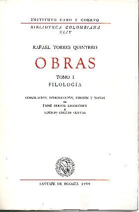 OBRAS. I. FILOLOGIA.