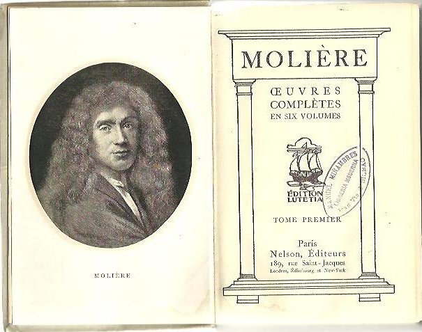 OEUVRES COMPLETES EN SIX VOLUMES. TOME PREMIER.