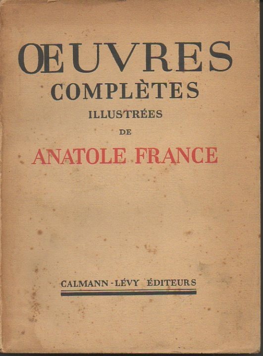 OEUVRES COMPLETES ILLUSTREES DE ANATOLE FRANCE. TOME VIII. LA ROTISSERIE … | Immagine Gallery 2