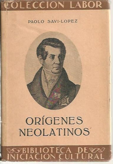 ORIGENES NEOLATINOS.