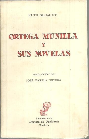 ORTEGA MUNILLA Y SUS NOVELAS.