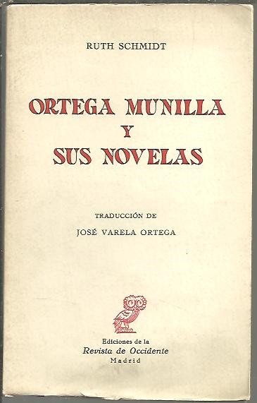 ORTEGA MUNILLA Y SUS NOVELAS.