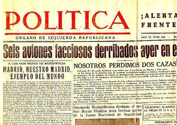 POLITICA. AÑO III. N. 428. 7-ENERO-1937.