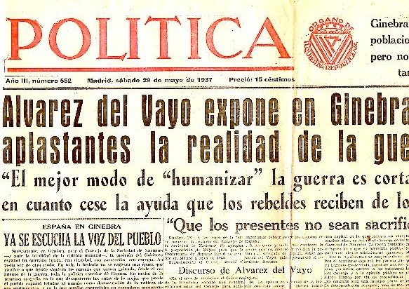 POLITICA. AÑO III. N. 552. 29-MAYO-1937.