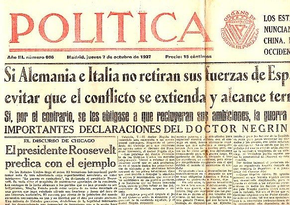 POLITICA. AÑO III. N. 666. 7-OCTUBRE-1937.