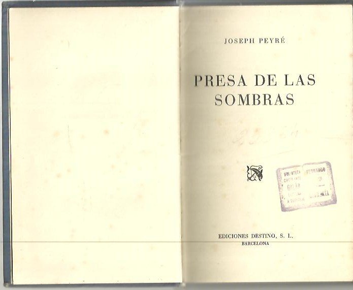 PRESA DE LAS SOMBRAS.