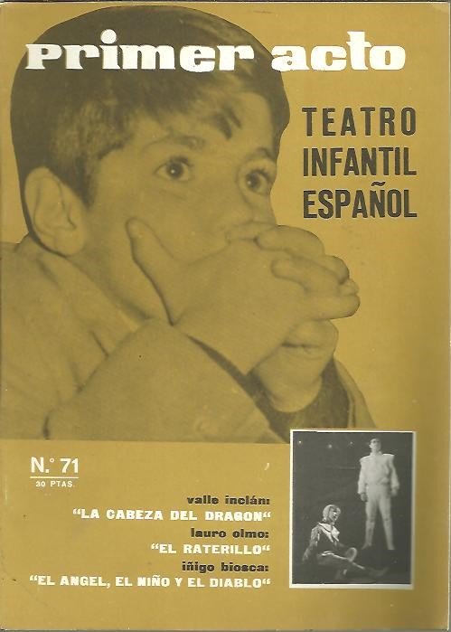 PRIMER ACTO. NUM. 71. TEATRO INFANTIL ESPAÑOL.