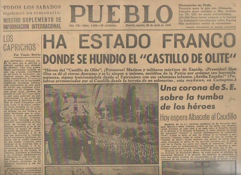 PUEBLO. AÑO VII. NUM. 1.903. MADRID, MARTES, 30 DE ABRIL …