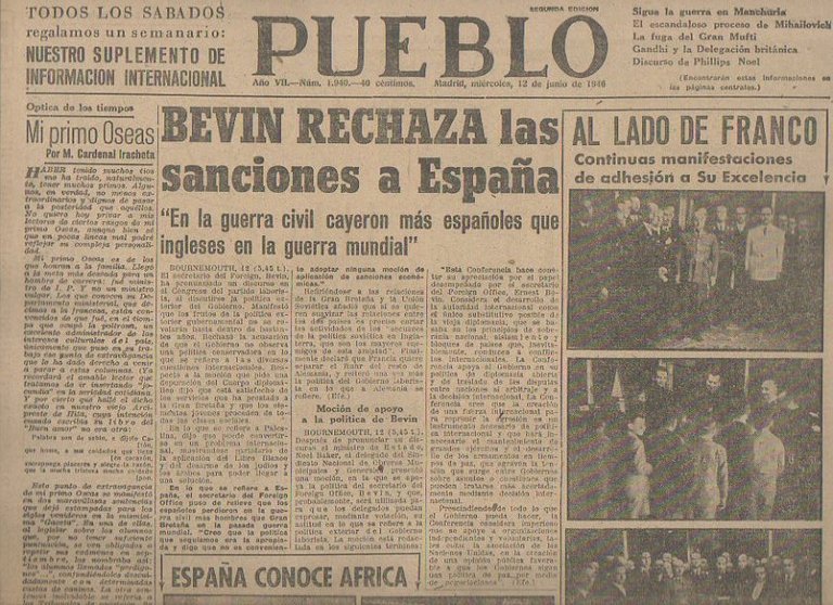 PUEBLO. AÑO VII. NUM. 1.940. MADRID, MIERCOLES, 12 DE JUNIO …