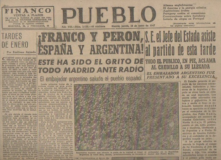 PUEBLO. AÑO VIII. NUM. 2.126. MADRID, JUEVES, 16 DE ENERO …