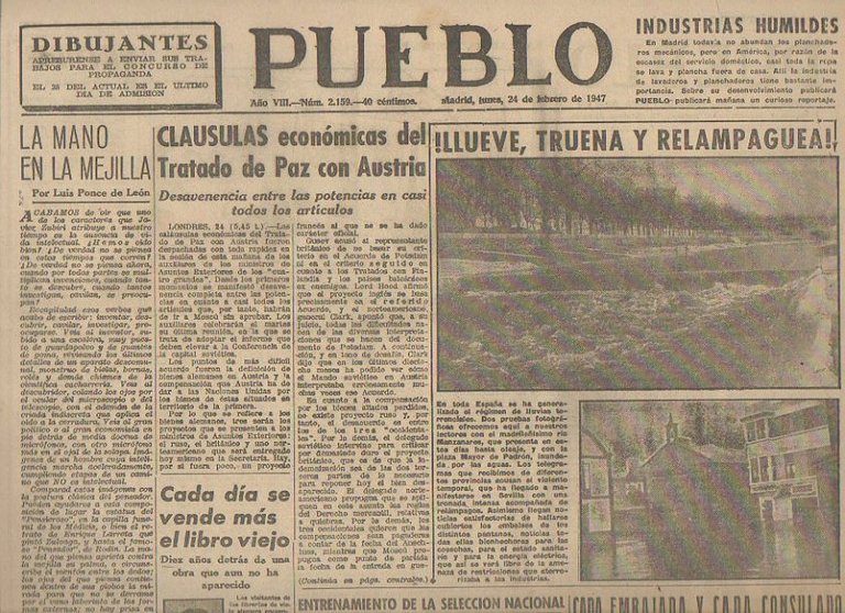 PUEBLO. AÑO VIII. NUM. 2.159. MADRID, LUNES, 24 DE FEBRERO …