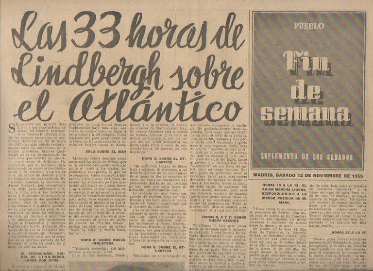 PUEBLO. FIN DE SEMANA. SUPLEMENTO DE LOS SABADOS. MADRID, SABADO …